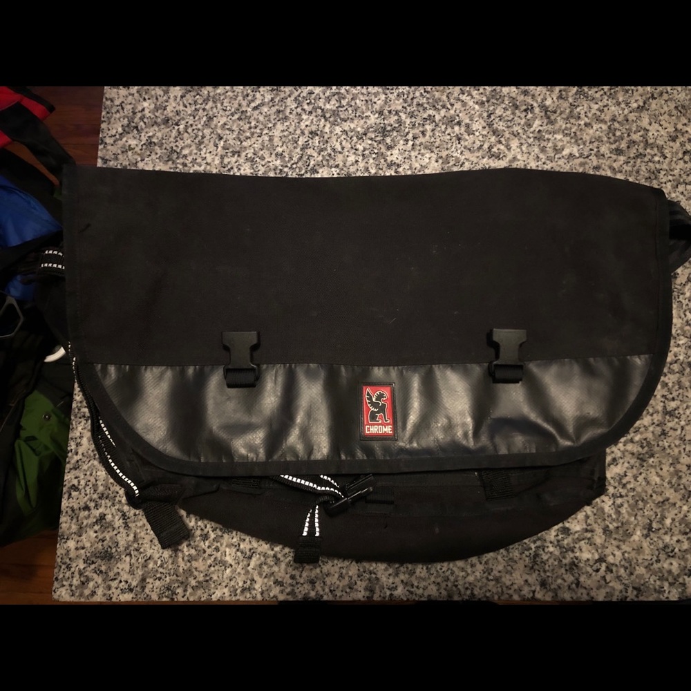 Chrome Messenger Bag